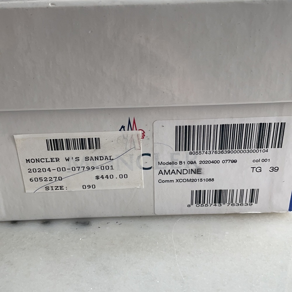 Moncler Sandals - Picture 2 of 3